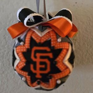 Handmade San Francisco Giants Christmas Ornament